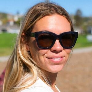 SMITH SWAY sunglasses French blue/brown chroma pop polarized lenses